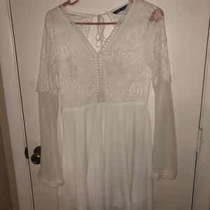 SHEIN small white boho dress